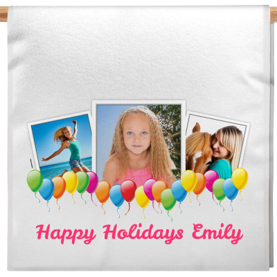 Personalised Photo Beach Towel from HappySnapGifts®