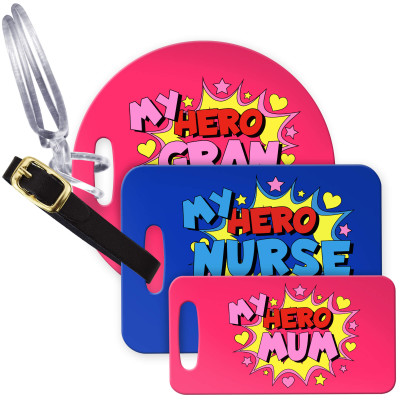 Personalised Luggage Tags with My Hero Design