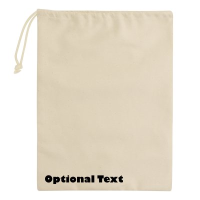 The JetRest Travel Pillow Natural Cotton Drawstring Bag