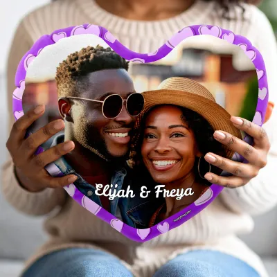 Heart Photo Cushion Full Colour from HappySnapGifts®