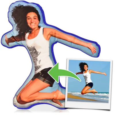 Photo Cushion (Hand Cut to Shape) from HappySnapGifts®