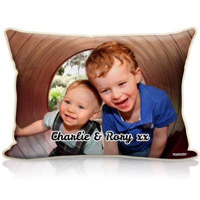 (57cm x 40cm) - Natural Cotton Fabric (Personalised with Text)