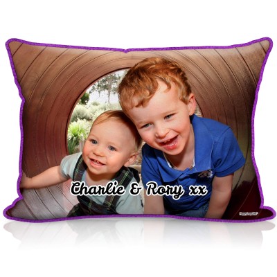 (57cm x 40cm) - Purple Fleece Fabric (Personalised with Text)