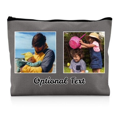 - Large Grey Water Resistant Polyester Rip-Stop Fabric (Personalised with Text)