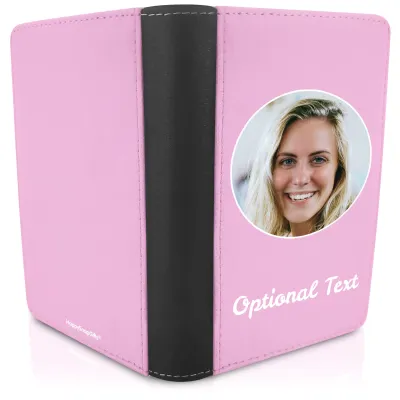 (UK Standard 21cm) (No Icon) Baby Pink (Personalised with Text)