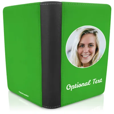 (UK Standard 21cm) (No Icon) Bright Green (Personalised with Text)