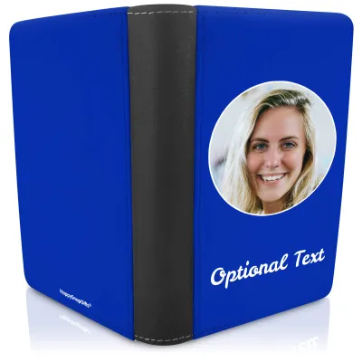 (UK Standard 21cm) (No Icon) Royal Blue (Personalised with Text)