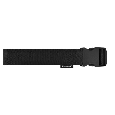 black luggage strap