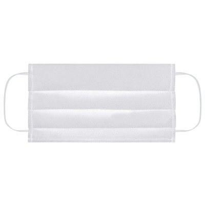(19cm x 10cm) - White Non Woven Fabric (Pleated 2 Layer Construction)