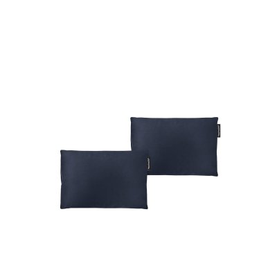 - 30cm x 20cm Twin Pack and Removable Cover with Zip - Navy Blue Cotton Fabric