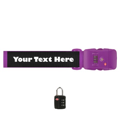 - Purple Strap - Black Padlock