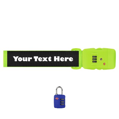- Green Strap - Blue Padlock