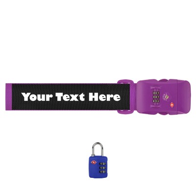 - Purple Strap - Blue Padlock
