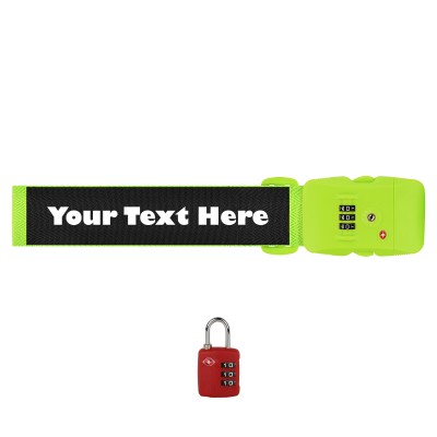 - Green Strap - Red Padlock