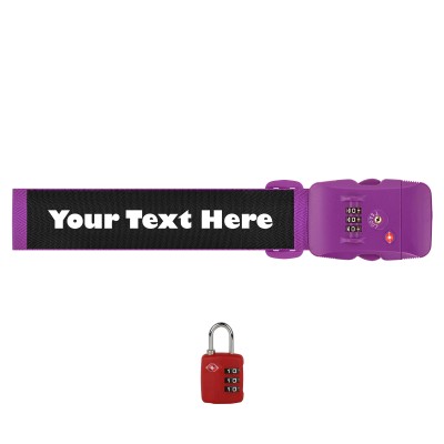 - Purple Strap - Red Padlock