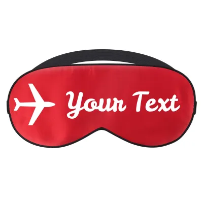 with Aeroplane Design - Red (Personalised with Text)