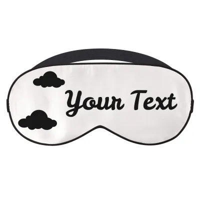 with Clouds Theme - White (Personalised with Text)