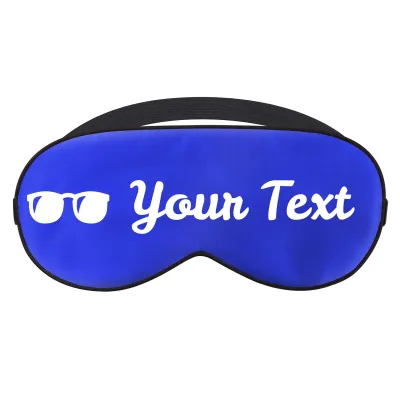 with Sunglasses Theme - Royal Blue (Personalised with Text)