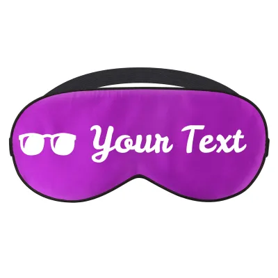 with Sunglasses Theme - Purple (Personalised with Text)