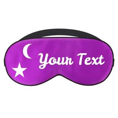 with Moon & Stars Theme - Purple (Personalised with Text)