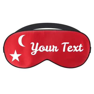 with Moon & Stars Theme - Red (Personalised with Text)