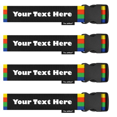 (Strap 250cm) Striped (Personalised with Text)
