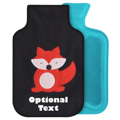 - 2 Litre Generic from Stock Available Colours - Black with Fox (Personalised with Text)