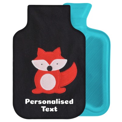- 2 Litre Generic from Stock Available Colours - Black with Fox (Personalised with Text)