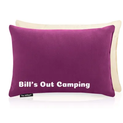 (30cm x 20cm) - Purple Cotton Fabric with Removable Cover