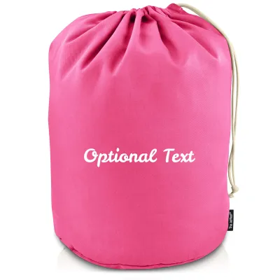 XXL (100cm x 50cm base) - Hot Pink Cotton Fabric (Personalised with Text)