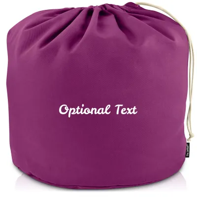 XXXL (100cm x 100cm base) - Purple Cotton Fabric (Personalised with Text)