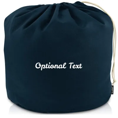 XXXL (100cm x 100cm base) - Navy Blue Cotton Fabric (Personalised with Text)