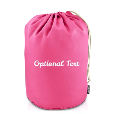 Large (44cm x 28cm base) - Hot Pink Cotton Fabric (Personalised with Text)