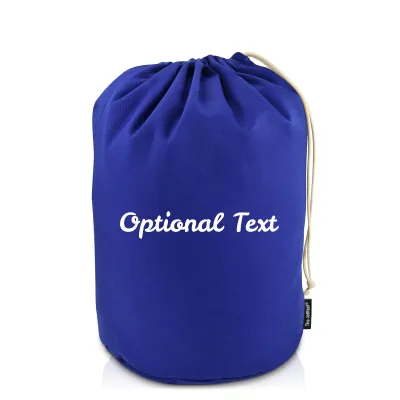 Medium (38cm x 24cm base) - Royal Blue Cotton Fabric (Personalised with Text)