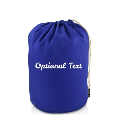 Small (32cm x 20cm base) - Royal Blue Cotton Fabric (Personalised with Text)