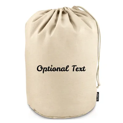 XL (75cm x 45cm base) - Natural Organic Cotton (Personalised with Text)