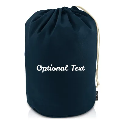 XL (75cm x 45cm base) - Navy Blue Cotton Fabric (Personalised with Text)