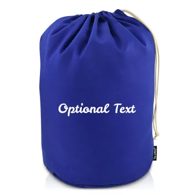 XL (75cm x 45cm base) - Royal Blue Cotton Fabric (Personalised with Text)