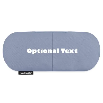 (Wheat Filling) - Gothic Blue Luxury Cotton Fabric (Personalised with Text)