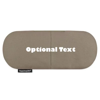 (Wheat Filling) - Chocolate Luxury Cotton Fabric (Personalised with Text)