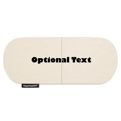 (Wheat Filling) - Natural Organic Cotton Scented (Organic Lavender Buds) (Personalised with Text)