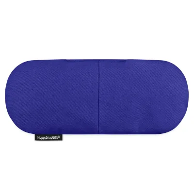 (Wheat Filling) - Royal Blue Cotton Fabric Scented (Organic Lavender Buds) (Personalised with Text)