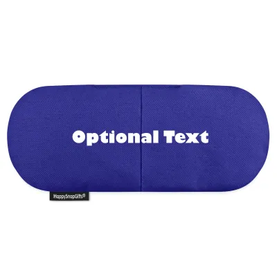 (Buckwheat Filling) - Royal Blue Cotton Fabric Scented (Organic Lavender Buds) (Personalised with Text)