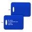Personalised Luggage Tags in Royal Blue with Text on 1 side