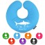 Personalised U-Shaped Travel Pillow with Designer Icons in a Variety of Colours