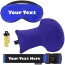 Travel Accessory Gift Set with Travel Pillow, Personalised Combination Luggage Strap and Silk Mask and Earplugs