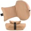 Scottish Cashmere Travel Pillow Shown Rolled Up
