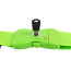 The JetRest® Key Locking TSA Luggage Strap in bright green colour showing key