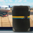 Combination Luggage Strap on a Suitcase from The JetRest®