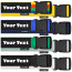 Personalised Luggage Straps - UK Made Suitcase Straps